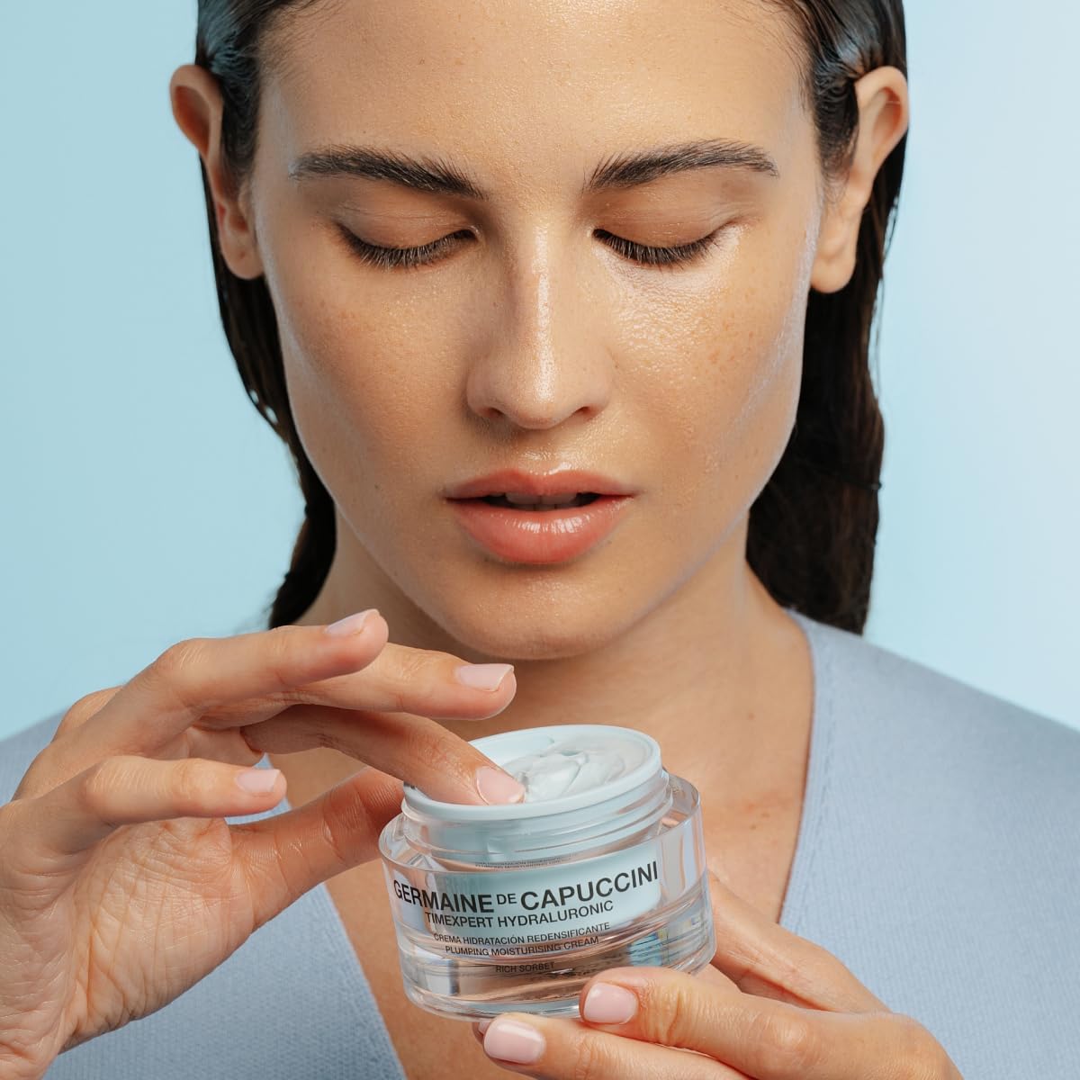 Germaine de Capuccini - Timexpert Hydraluronic Moisturizing Gel Cream - Hyaluronic Acid - Anti-Aging Cream - Normal to Combination Skin - 1.7oz - Image 2