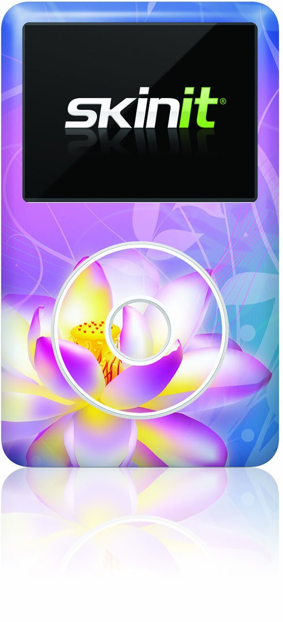 Skinit Decal MP3 Player Skin Compatible with iPod Classic (6th Gen) 80GB - Officially Licensed Originally Designed Lotus Design