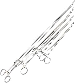 OdontoMed2011 Set of 4 Rochester Pean Forceps Curved 16
