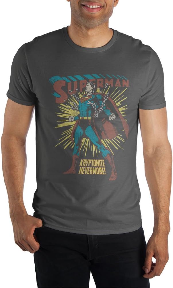 Bioworld Superman Kryptonite Nevermore! Men's T-Shirt Tee Shirt