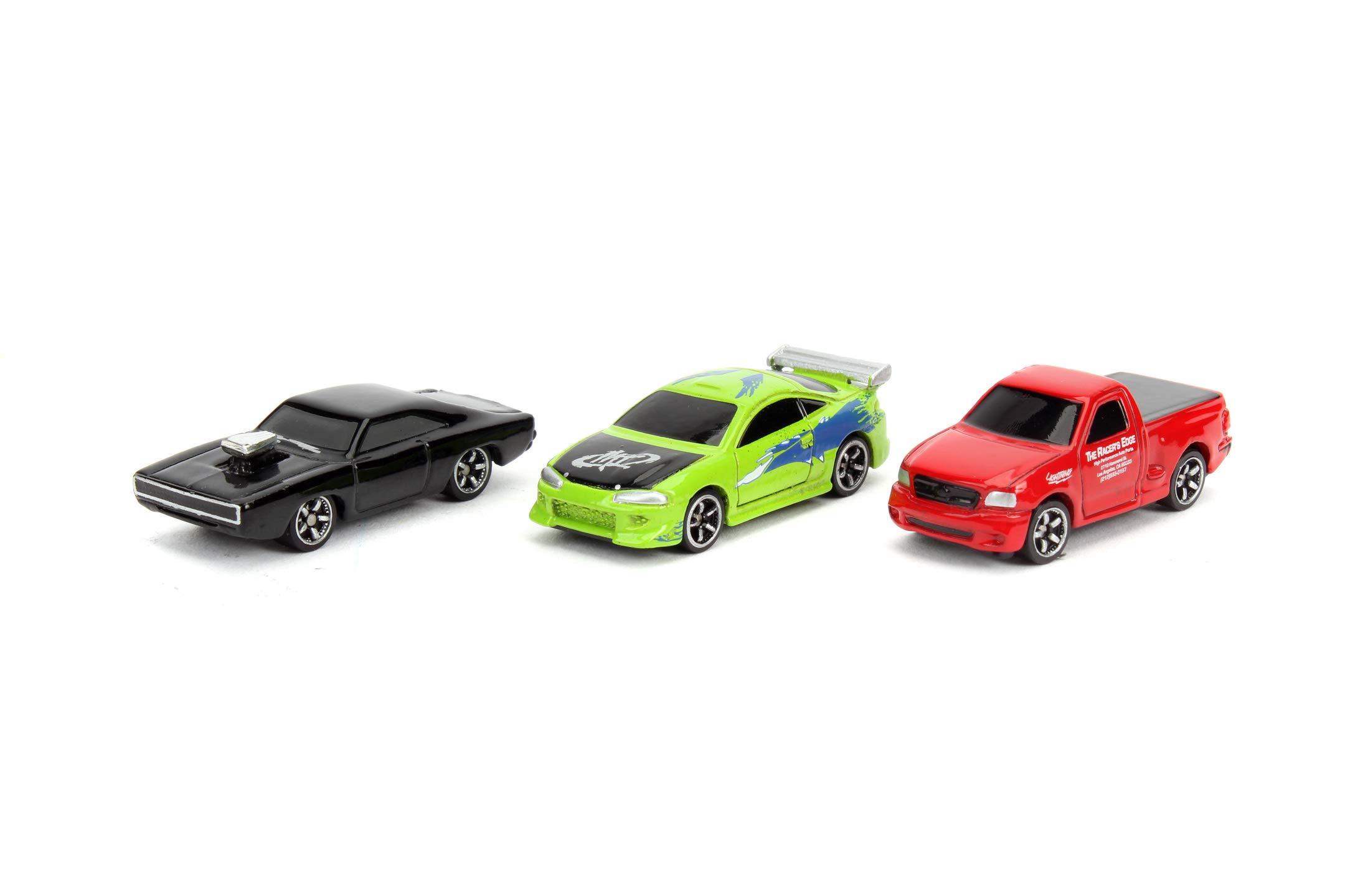 Jada Toys Fast and Furious 3 Pack Diecast Dodge Charger Mitsubishi