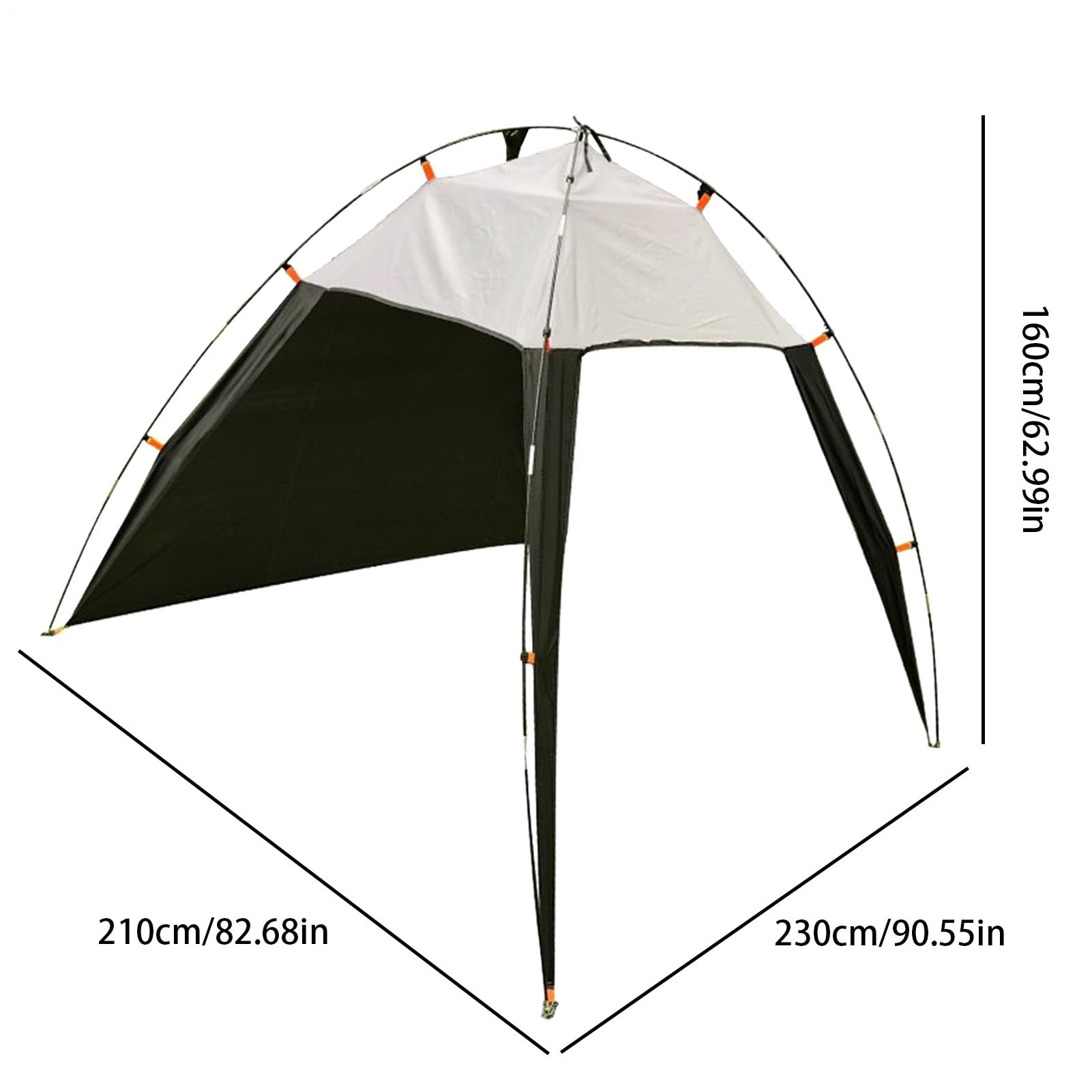 Sun Shade Canopy - Sun Shade Sail Impermeable | SHELERA DE CAMPAJE MULTIFUNCIONAL | Tienda Impermeable Ligera, Cubierta Portátil Para Senderismo Al Aire Libre, Viajes, Picnic, Rando