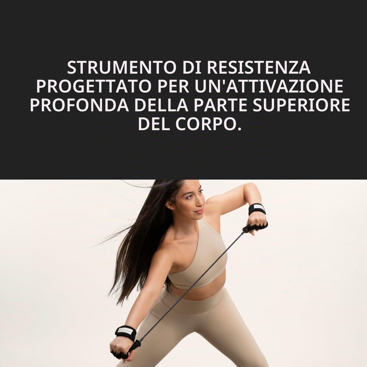 Pvolve P.Band - Fascia di resistenza per esercizi a casa, attrezzatura per allenare la parte superiore del corpo, comprese braccia e core