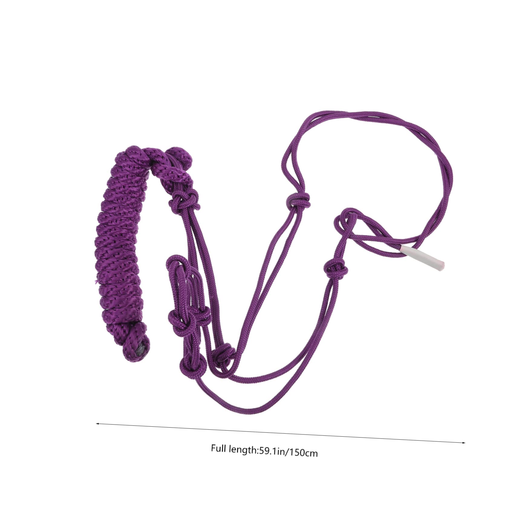 Cabezada De Cuerda Resistente para Caballos Accesorio Profesional De Entrenamiento Duradera y Cómoda Adecuada para Montar y Control Equino