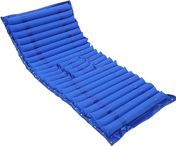 Anti-Decubitus Air Bed, Single Mattress Anti-Decubitus Care Turn-Over Cushion with Stool Hole, Home Bed Paralysis Care Turn-Over Inflatable Bed Includes Electric Pump