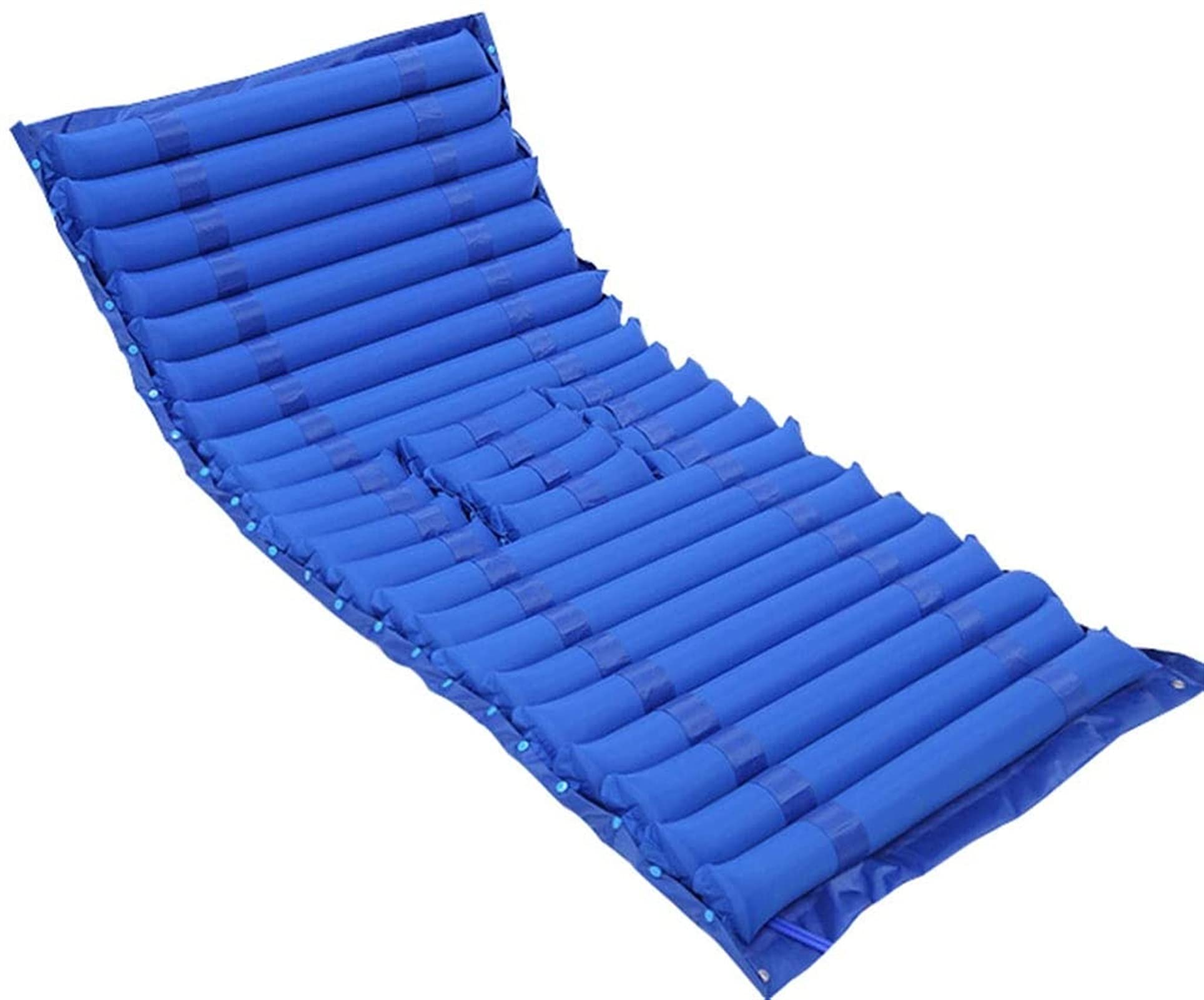 Colchón Individual Cuidado Antiescaras Cojín Giratorio con Orificio para Taburete, Cama Casera Cuidado De La Parálisis Cama Inflable Giratoria Incluye Bomba Eléctrica