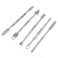 Vista 1 de Juego de herramientas de escultura de arcilla y espátula de acero inoxidable de 5 piezas
