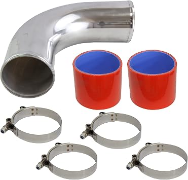 Universal 3" 90 Degree Aluminum Piping Turbo Intercooler Pipe Kit