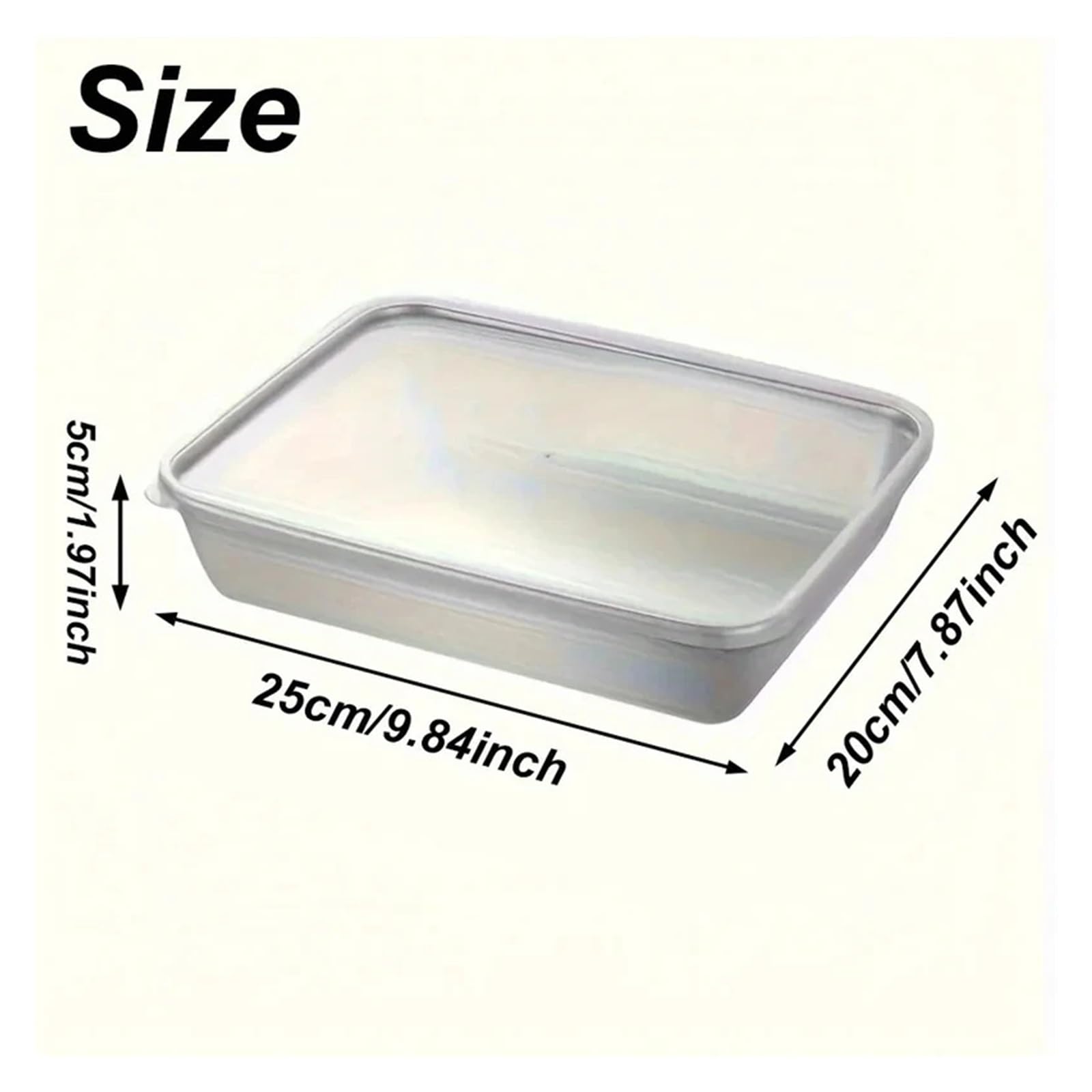 Boîte alimentaire étanche inoxydable 6PCS pour Fruits