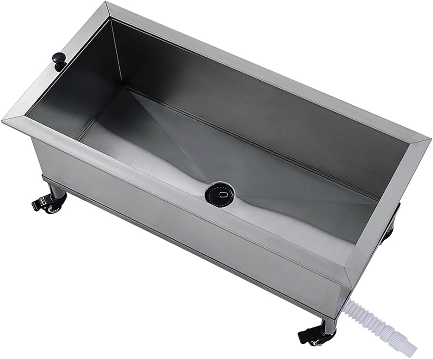 YJKKZQLB ステンレススチールモップシンク 商業用 フロアモップシンク