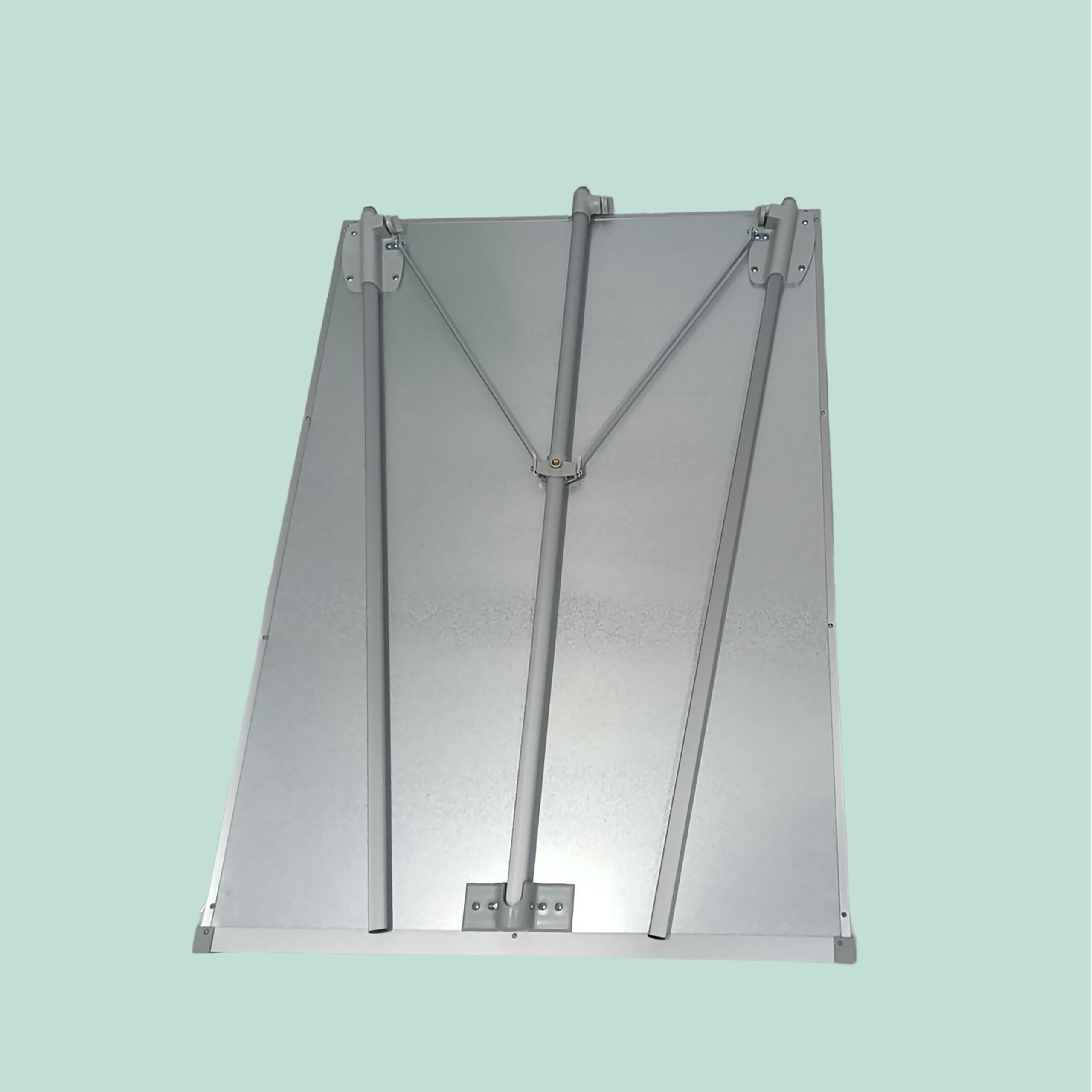 Lavagna a Fogli mobili Relaxdays, Magnetica, Regolabile in Altezza, a treppiede, Telaio in Alluminio, 100x70 cm, Bianca
