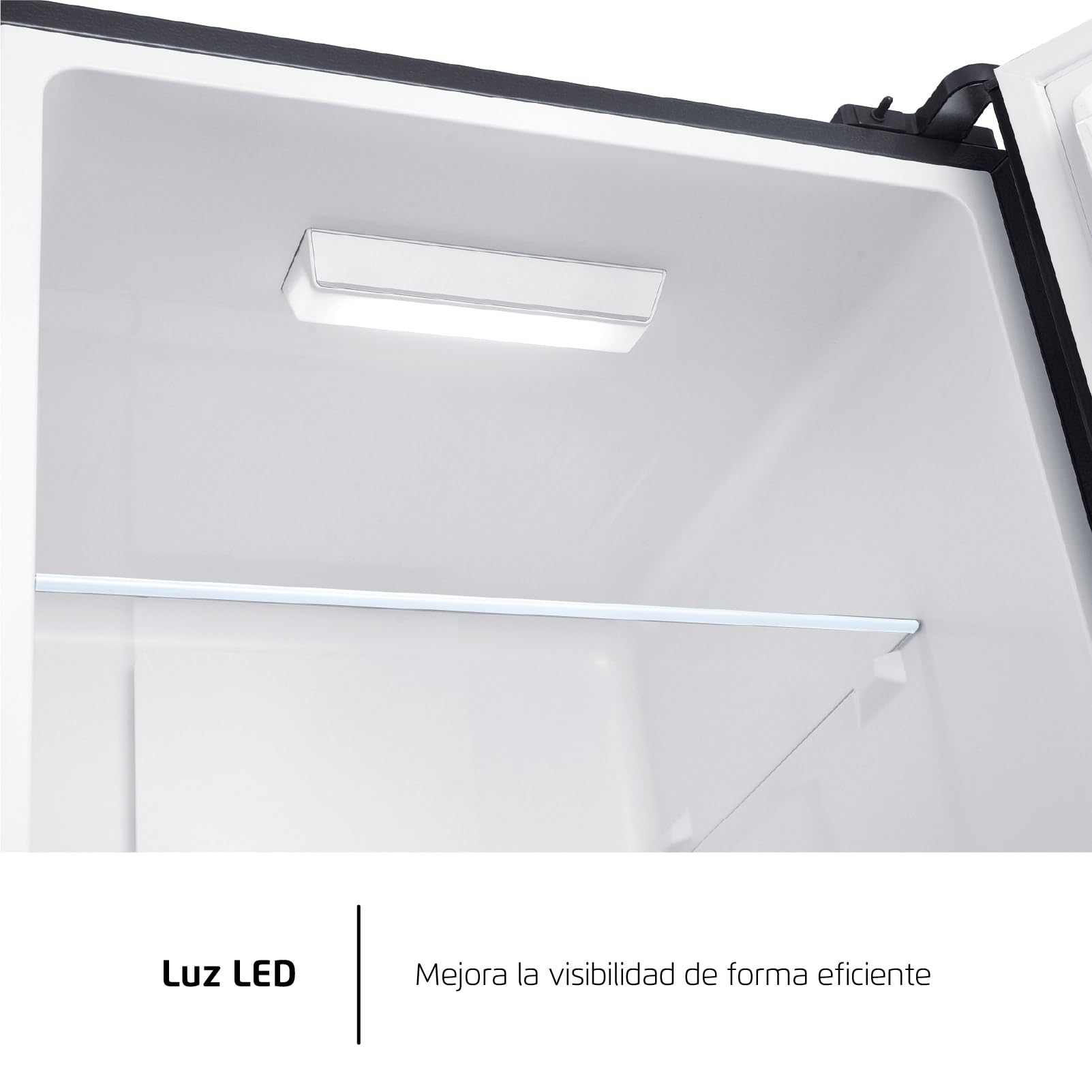Corberó - Frigorífico Combi | CCHGL186NFN | 400 Litros | 187 cm | No Frost | Funciones Super, ECO y Vacaciones | Fresh Box | Cristal Negro