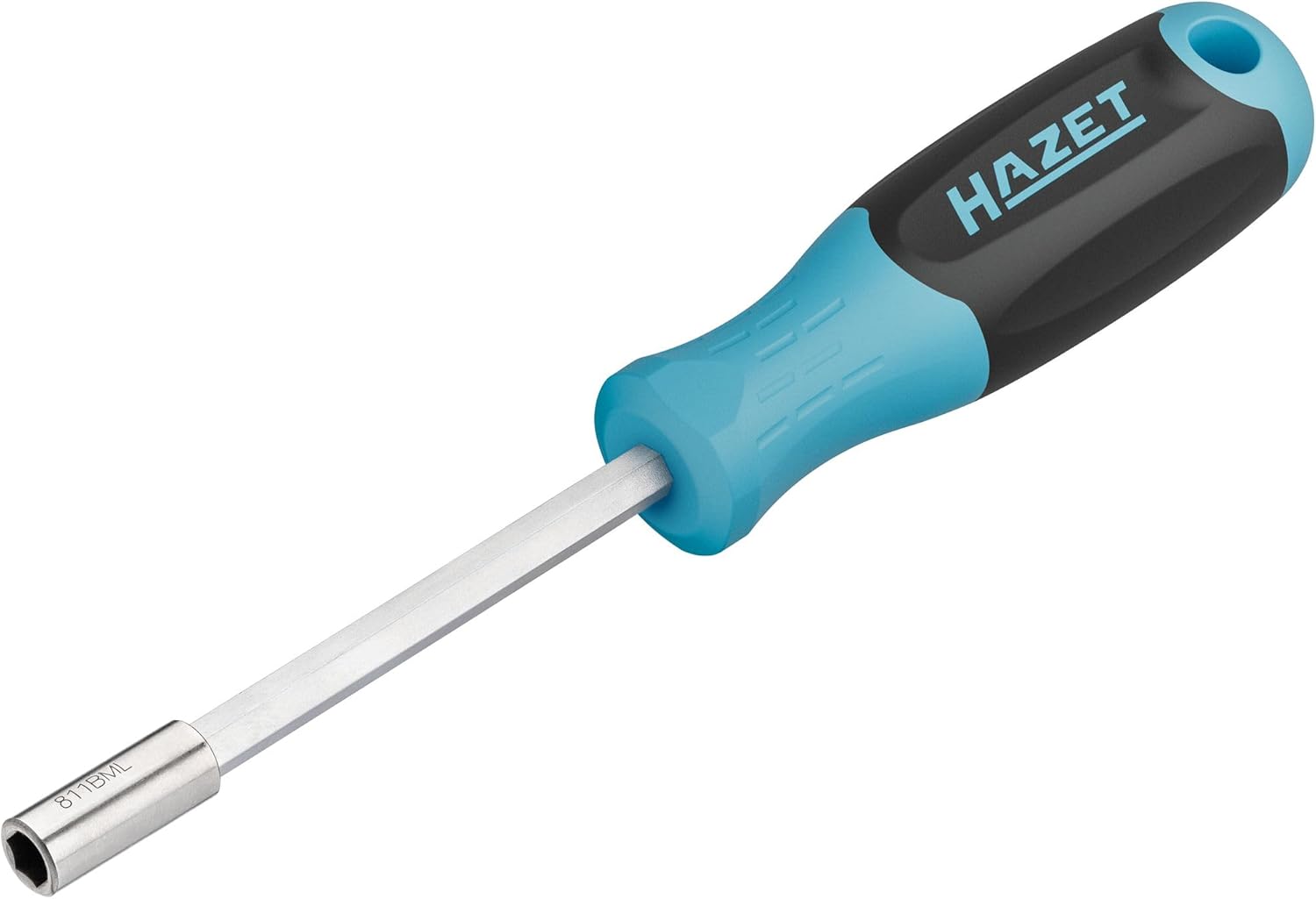 Hazet 811BML 1/4"" Magnetic Bit Holding Screwdriver with 3K Handle, 205 mm