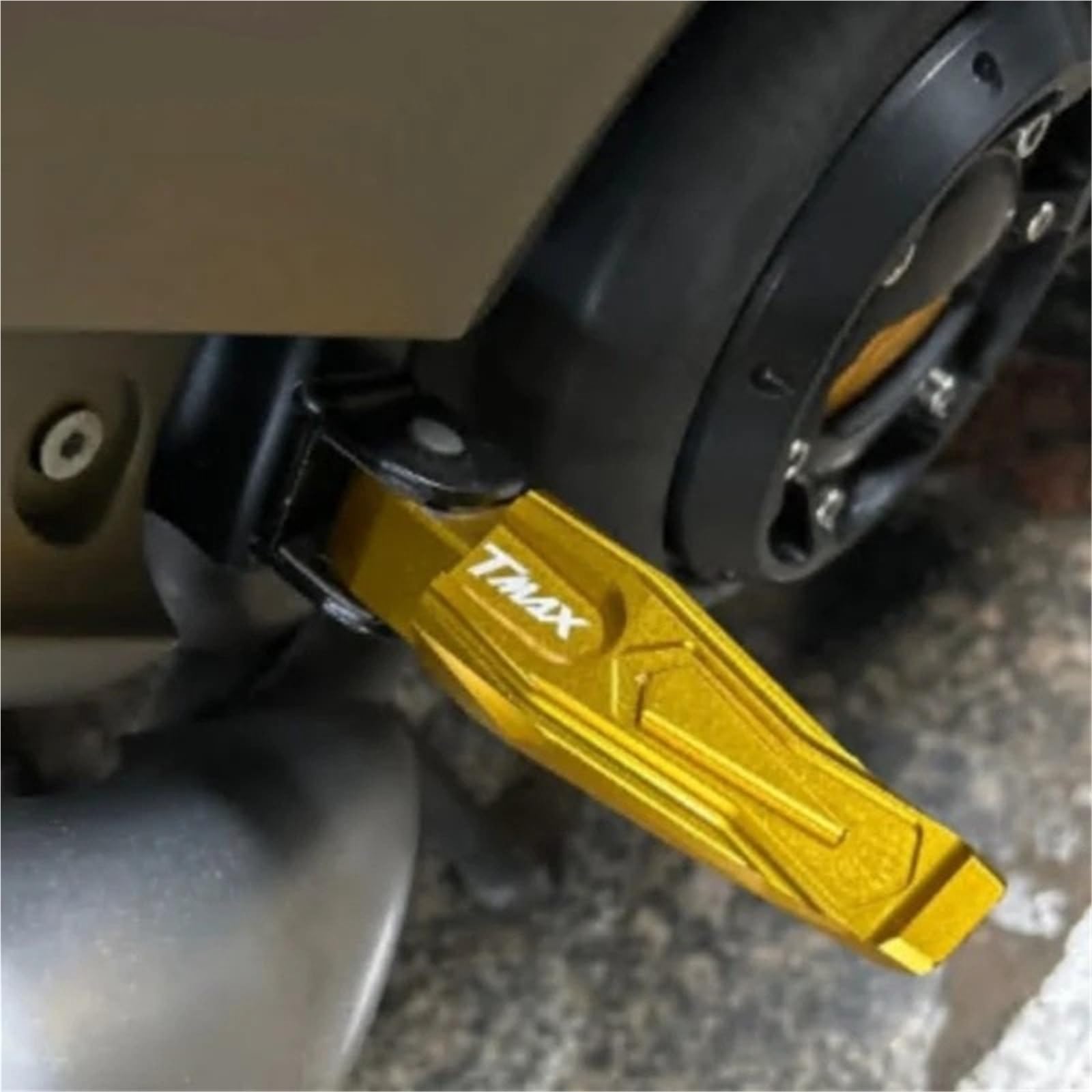 wspornik Pedały Pasuje do Yamaha 530 T-max Dx Sx 2012-2019 Tech Max 500 XP500 560 2019-2023 tylne podnóżki spoczywa podnóżki pasażera(Red)