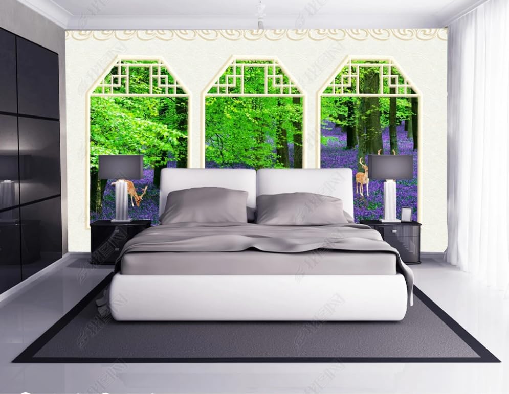 Papier peint intissé nordique grand format poster géant mural salon 200x140