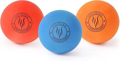 HOLYKING High Bounce Rubber Racquetballs Bouncy Tennis Balls 3 Packs Azul Rojo Naranja,Pink Yellow Red brown,https://www.amazon.com/dp/undefined