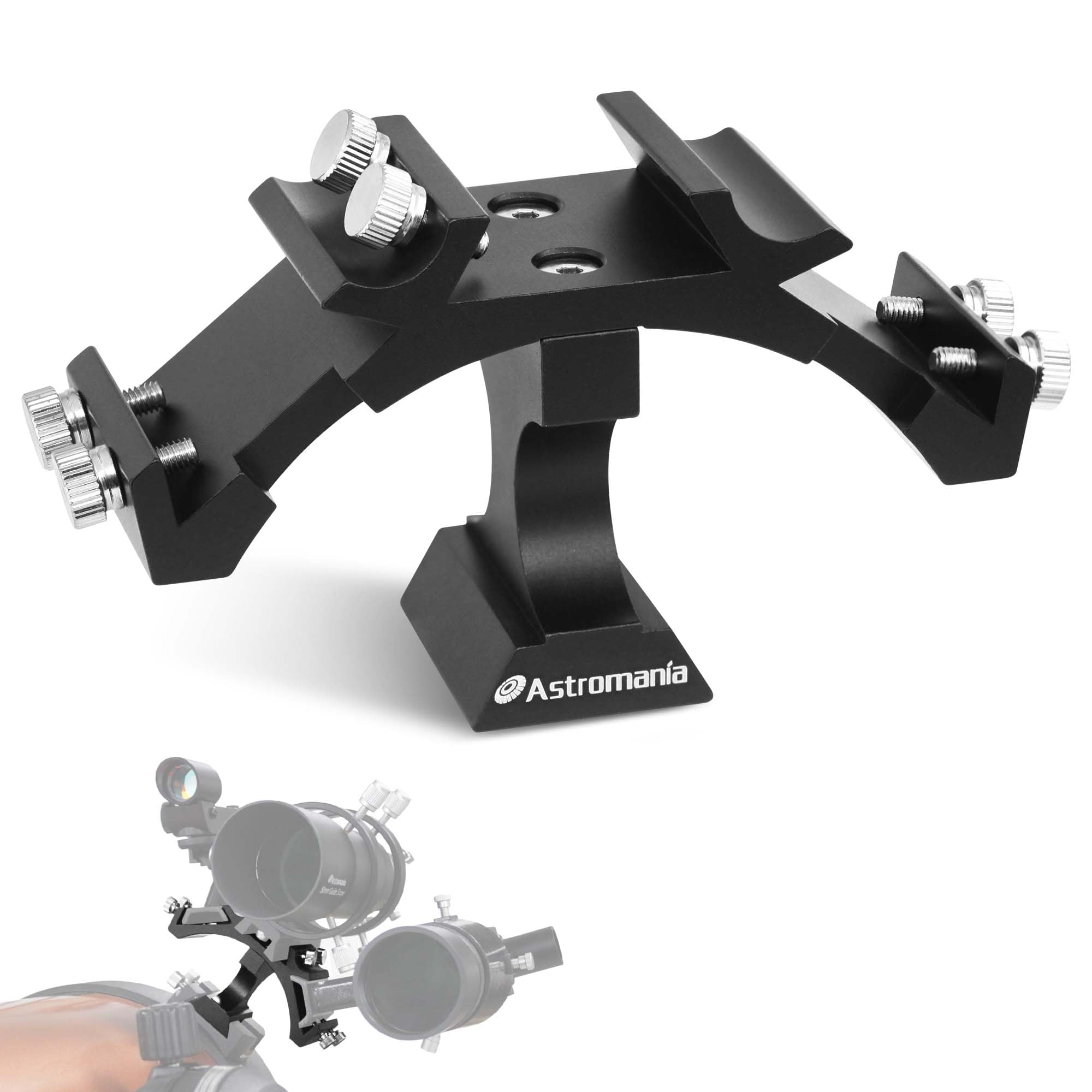 Astromania Tri-Finder Finderscope Mount - 3 Finders but just one Bracket