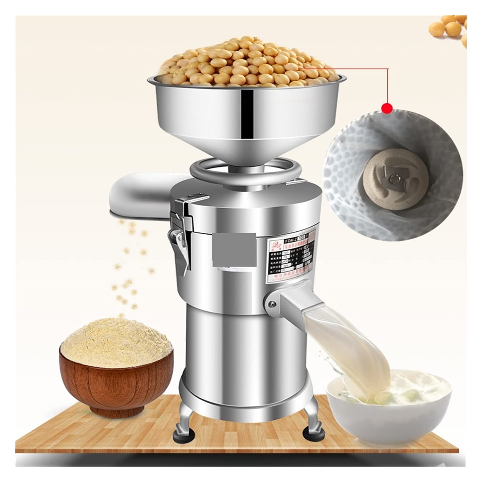Blender Chauffant Automatique - Machine à Lait Végétal Et Soupe - 600W - 10 Lames Inox - 600ml