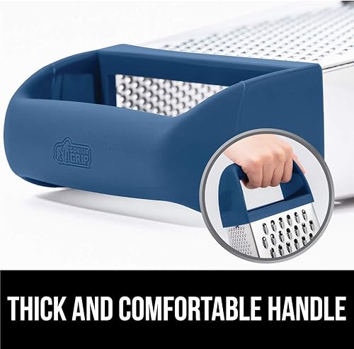 Miniatura 7 de Gorilla Grip Juego de 2 pinzas de silicona y rallador de caja, pinzas de silicona son de 9 y 12 pulgadas, el rallador de caja es de 10 pulgadas e