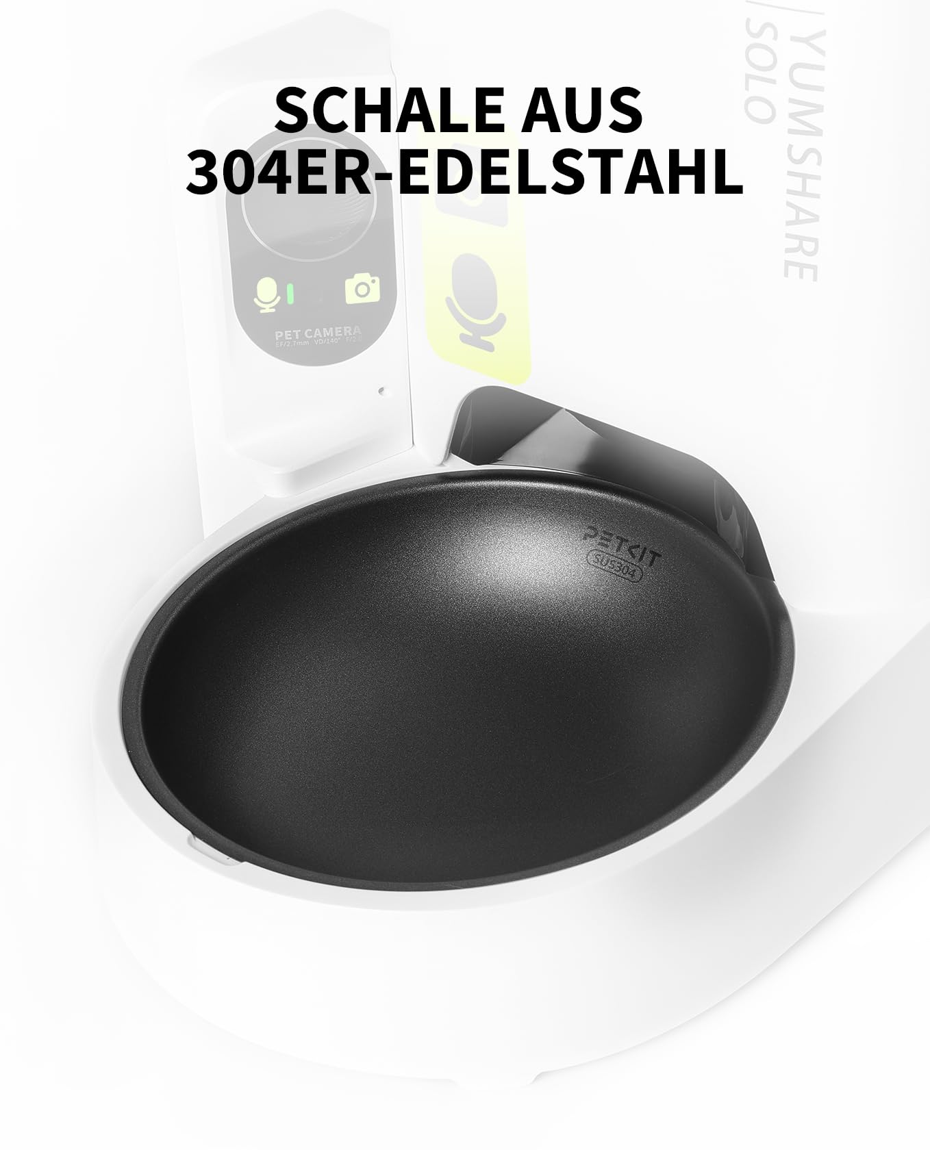 PETKIT Futterautomat Mit Kamera, KI Futterautomat Katze,3L Katzen Futterautomaten,Automatischer Futterspender für Katze und Hund,2.4G WiFi Intelligente App-Steuerung,1-5 Mahlzeiten