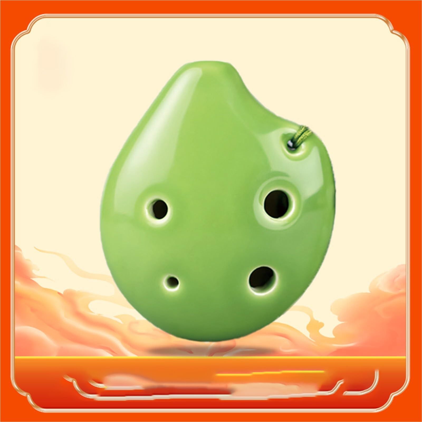 Set Ocarina Ocarina A 6 Fori Per Prestazioni Professionali Chiave Treble C Con Finitura Smaltata Strumento Per Principianti