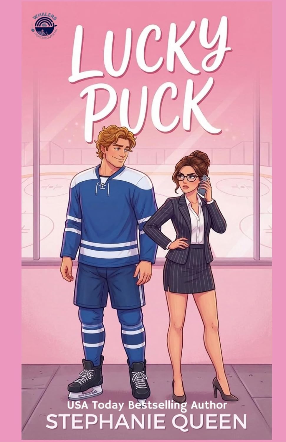 Lucky Puck: a fake marriage hockey rom-com (Portsmouth Whalers Hockey Romance)      Paperback – September 20, 2025