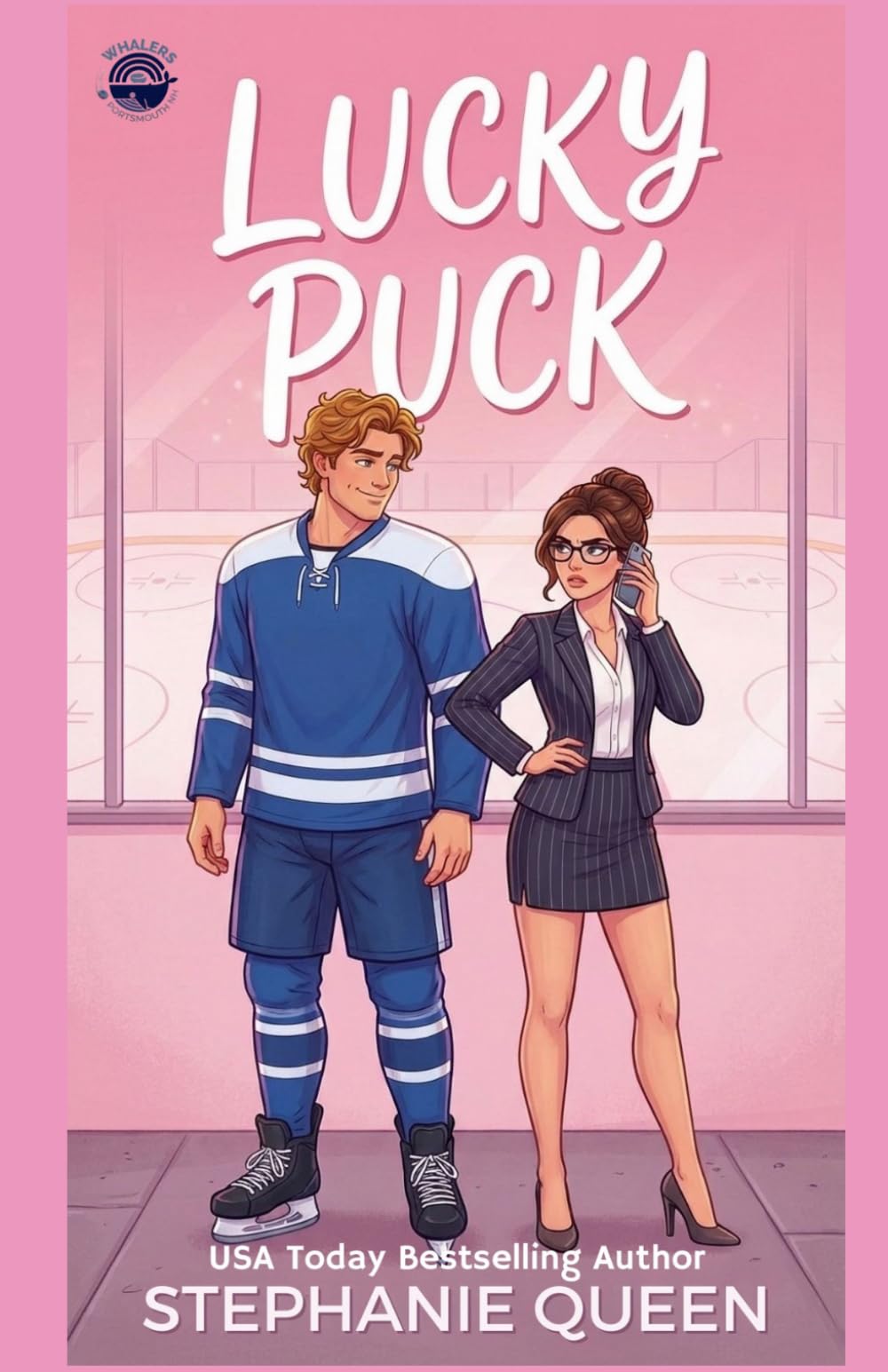 Lucky Puck: a fake marriage hockey rom-com (Portsmouth Whalers Hockey Romance)
