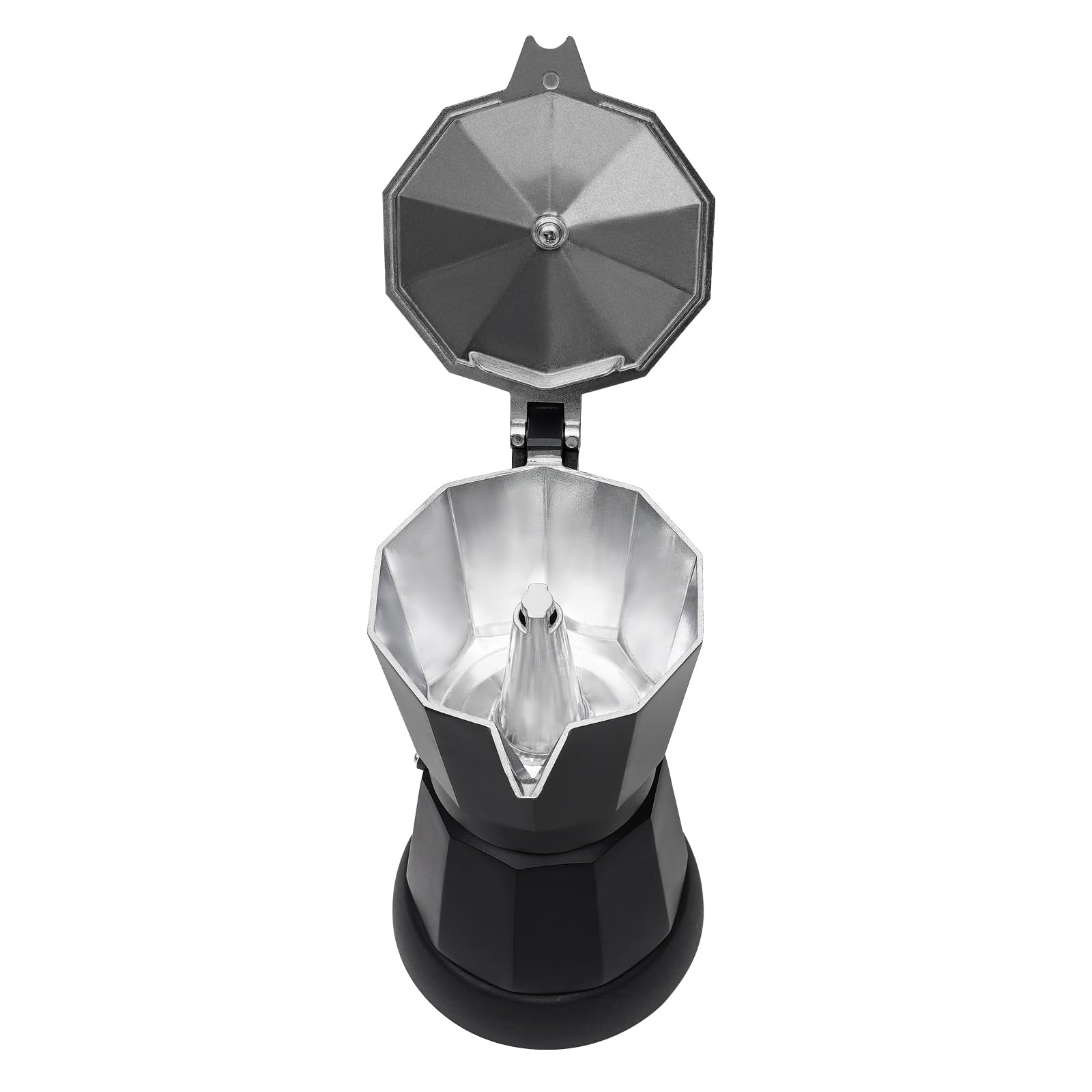 Macchina da caffè elettrica, 480 W, 300 ml, 6 tazze, caffettiera espresso da viaggio, macchina da caffè può essere utilizzato cappuccino, caffè latte, caffè americano