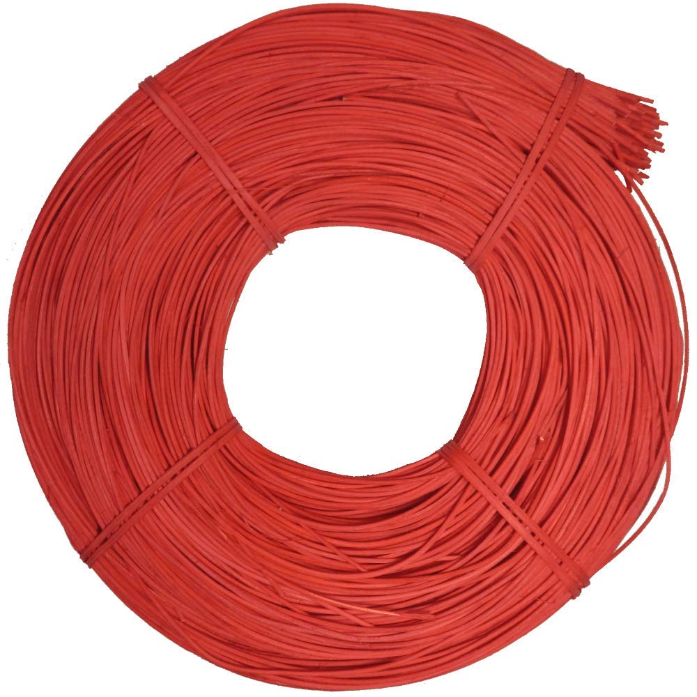 Peddigrohr intensiv gefärbt 3,0mm 500g Rot