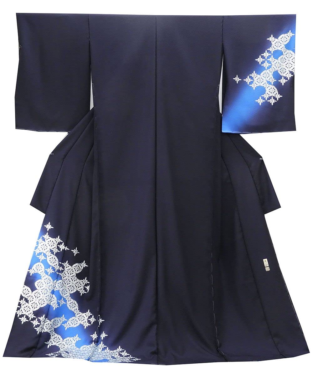 Amazon.co.jp: [きもの翔鶴] 訪問着 正絹 金彩友禅 和田光正作 訪問着  