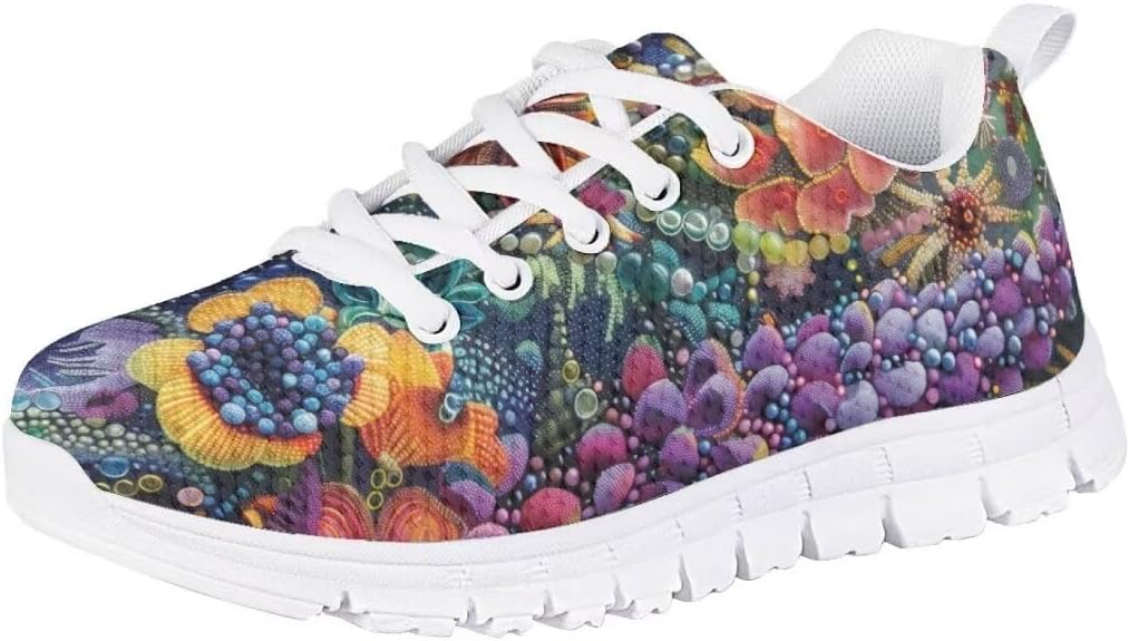 Pinupub Casual Lace Up Sneakers for Boys Girls Fashion Cute Athletic Running Tennis Sports Shoes