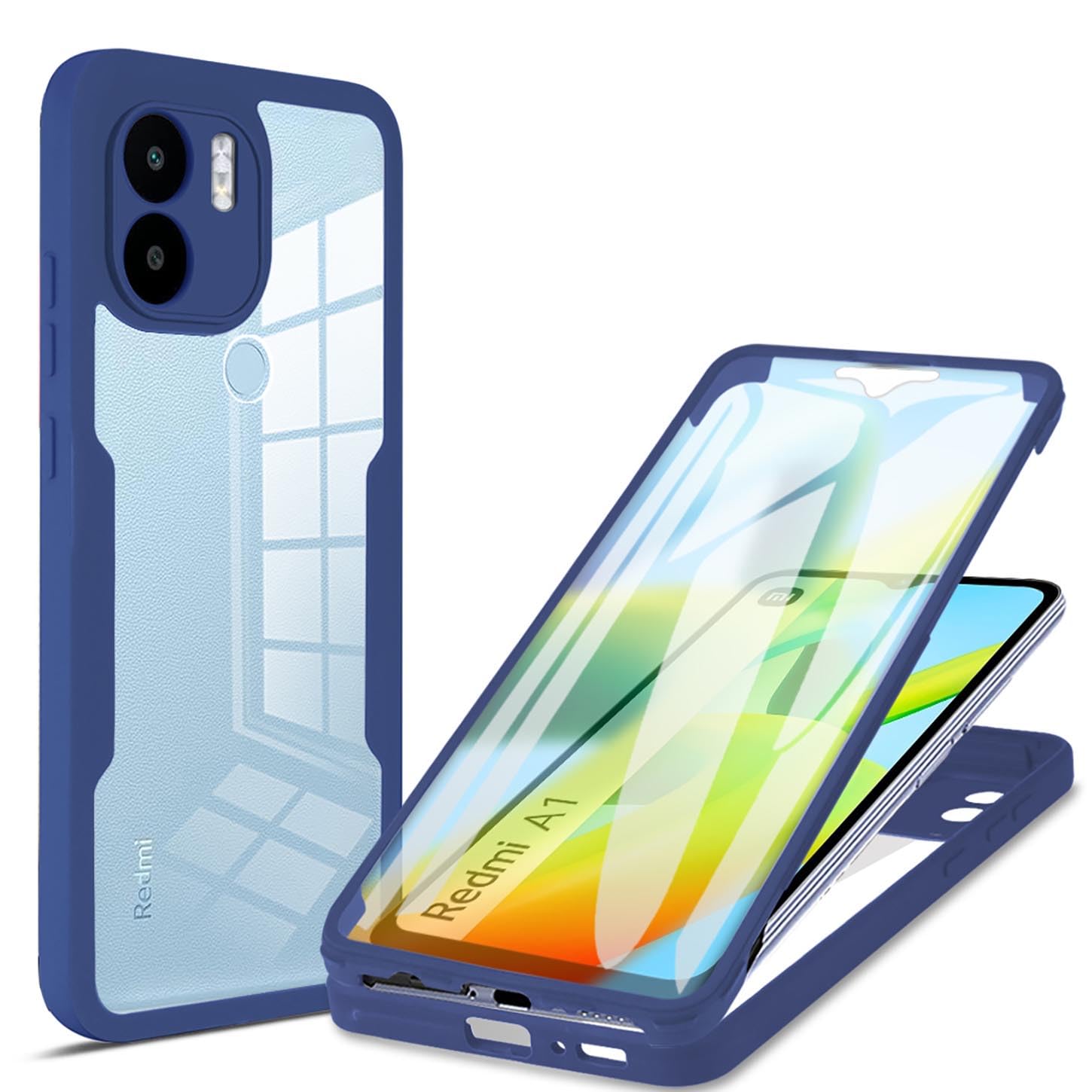 ILING Cover per Oppo A96/Oppo A76/Realme 9i, [Protezione Anticaduta di
