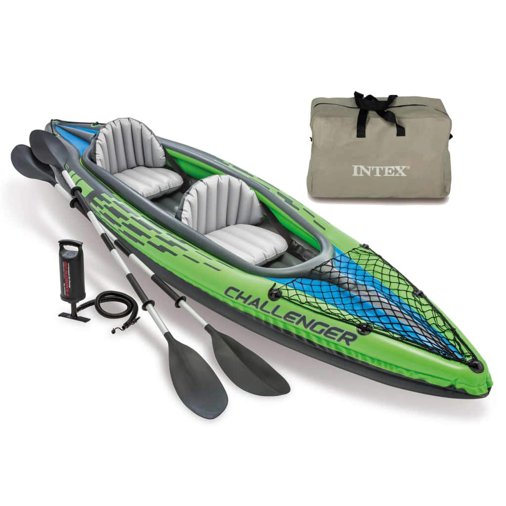 Intex Kayak Gonfiabile Verde K2 351x76x38 cm 68306NP