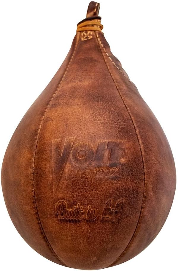 Voit 1922 Legacy Collection Speed Bag No. 5, Natural Tanned Leather, Boxing