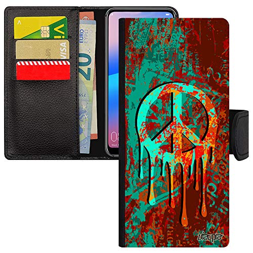 Étui Note 20 peace and love : la coque portefeuille idéale pour vos festivals et voyages