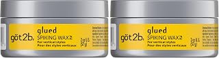 Got2B Glued Spiking Hair Wax, Fierce Holding Power, 2 oz (Pack of 2)