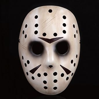 Freddy vs Jason Hockey Cosplay Mask Resin Halloween Dance Party Costume Mask Props