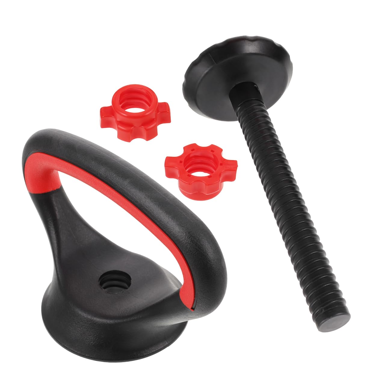 Besportble Mango de pesas rusas ajustable con base estable, herramienta versátil de entrenamiento de fuerza, convierte mancuernas para gimnasio y entrenamientos en casa