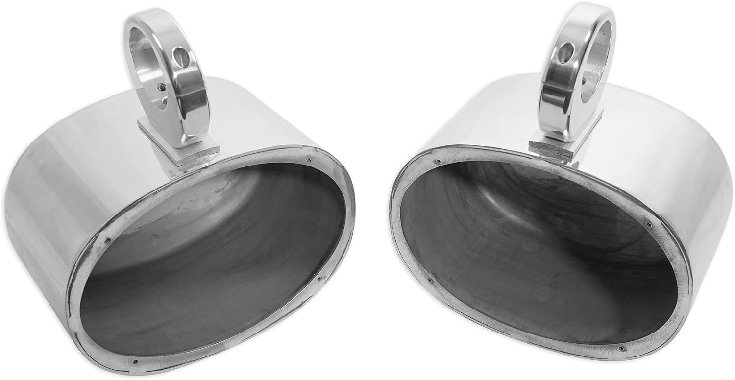 Rockville RMSTS69B Bundle: (2) 6x9 in 1000-Watt 2-Way Waterproof Marine Boat Speakers, (2) MAC69B Aluminum Speaker Pod Enclosures, (2) MAC360B 360-Degree Swivel Surface Mount Clamps, 6-Items : Electronics - Amazon.com