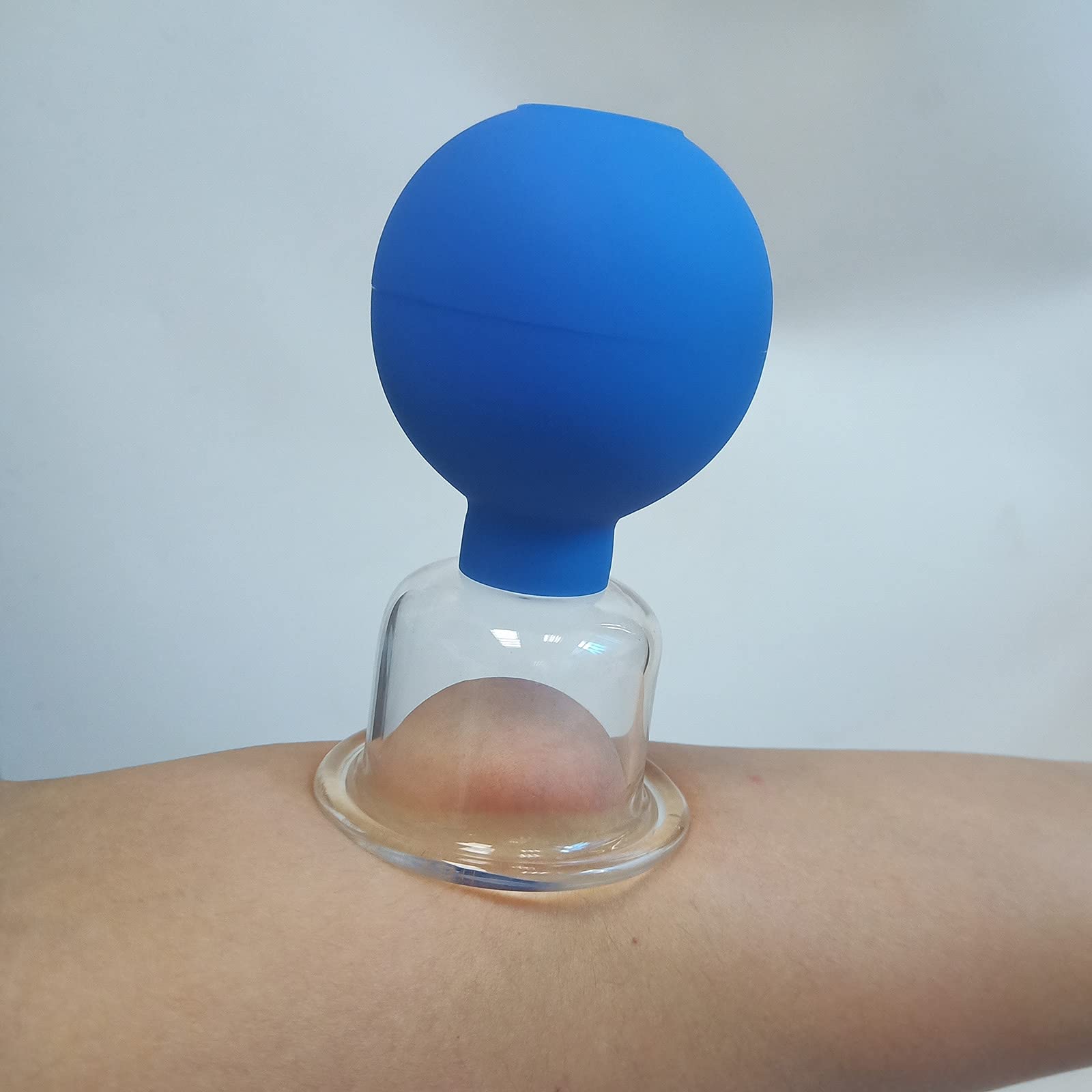 Szkło bezpieczne bańki próżniowe do masażu pleców twarz ramię plecy terapia chińska 3,5 cm