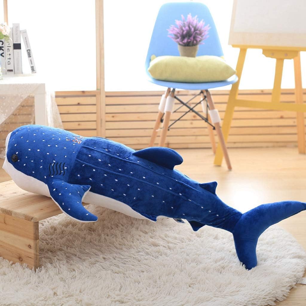 Amazon 特大 抱きまくら サメぬいぐるみ 多機能 横向き寝 抱き枕 ジンベイザメ 添い寝 もこもこ 気持ちいい 安眠グッズ 癒し系 ドット柄 インテリア キュート 150 プレゼント ブルー 55cm 抱き枕 オンライン通販