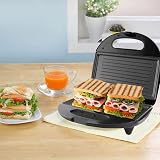 Sanduicheira e grill, Crome inox, Preto, 110V, Britânia — imagem 6