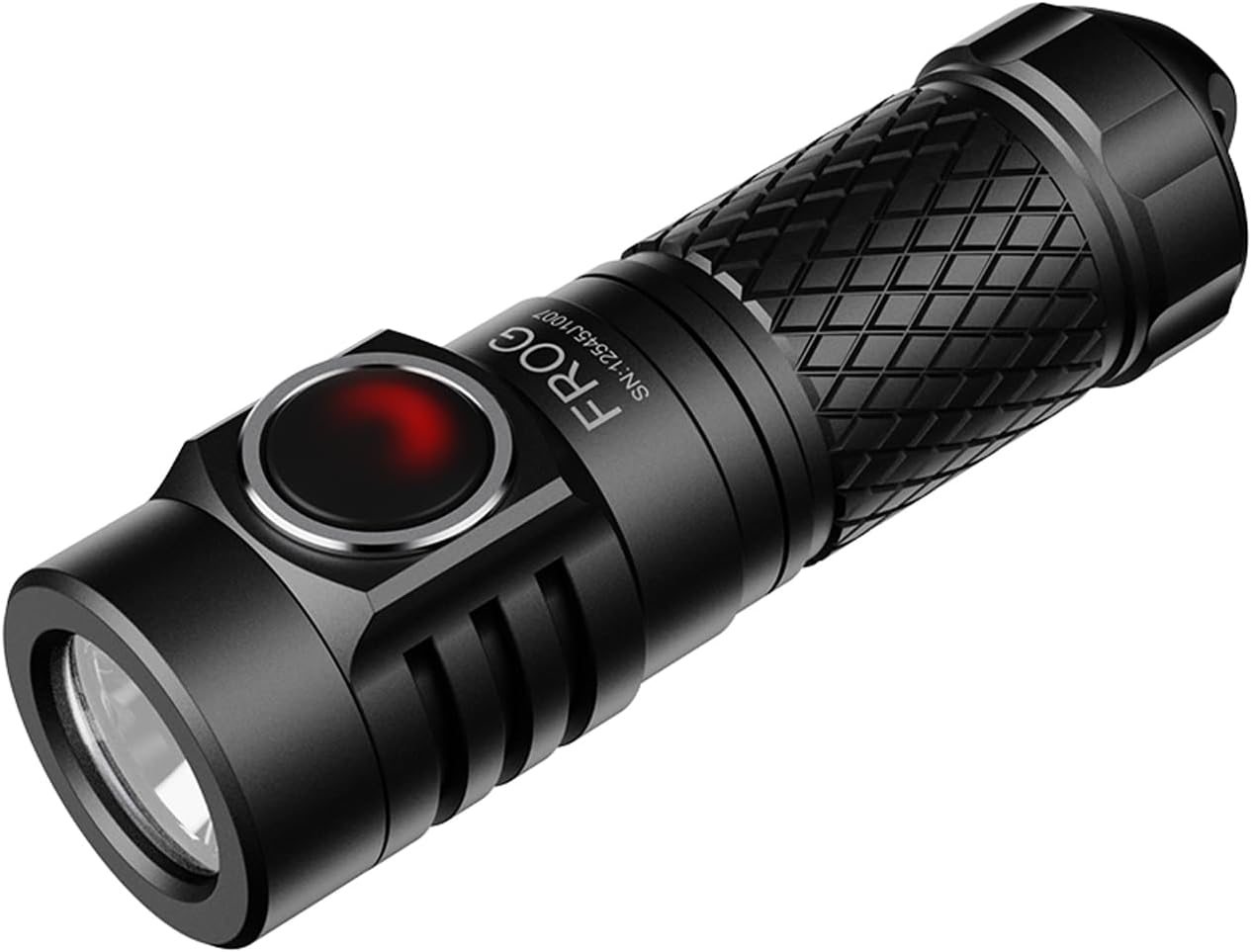 Frog 2.0 Keychain Flashlight 600 Lumens Small LED Flashlight 443 ft Beam Distance Mini Light IPX-8 Waterproof (Battery & Charger Included)
