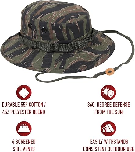 Miniatura 2 de Rothco Sombrero de camuflaje Boonie Sombrero de cubo sombrero militar
