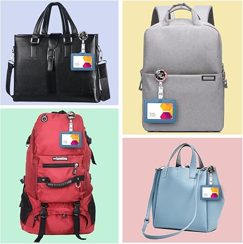 Miniatura 5 de Portatarjetas, carretes retráctiles con clip, carrete retráctil de identificación con tarjetero para enfermeras, trabajadores de oficina,