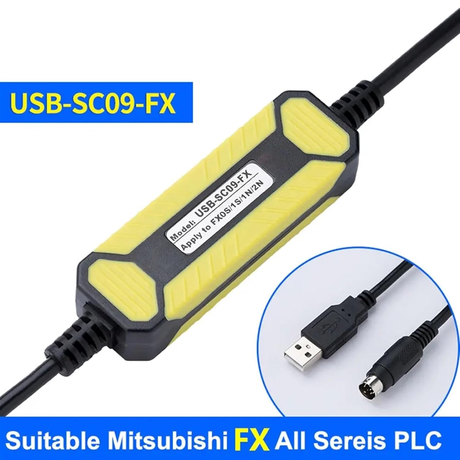 USB-SC09-FX for FX Programming Cable RS422