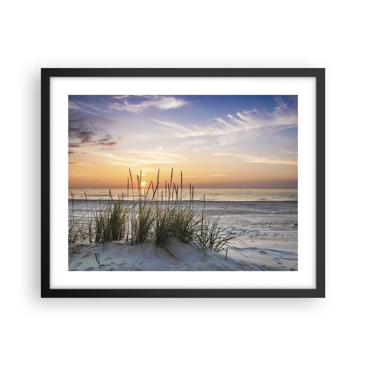 ARTTOR Poster Cadre Noir 50x40 cm Affiche Paysages Maritime - 4201 - P2B