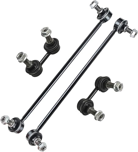 Miniatura 13 de Detroit Axle - 4 barras estabilizadoras para Jeep Grand Cherokee Commander 2005-2010 2006 2007 2008 2009 de repuesto delantero y trasero