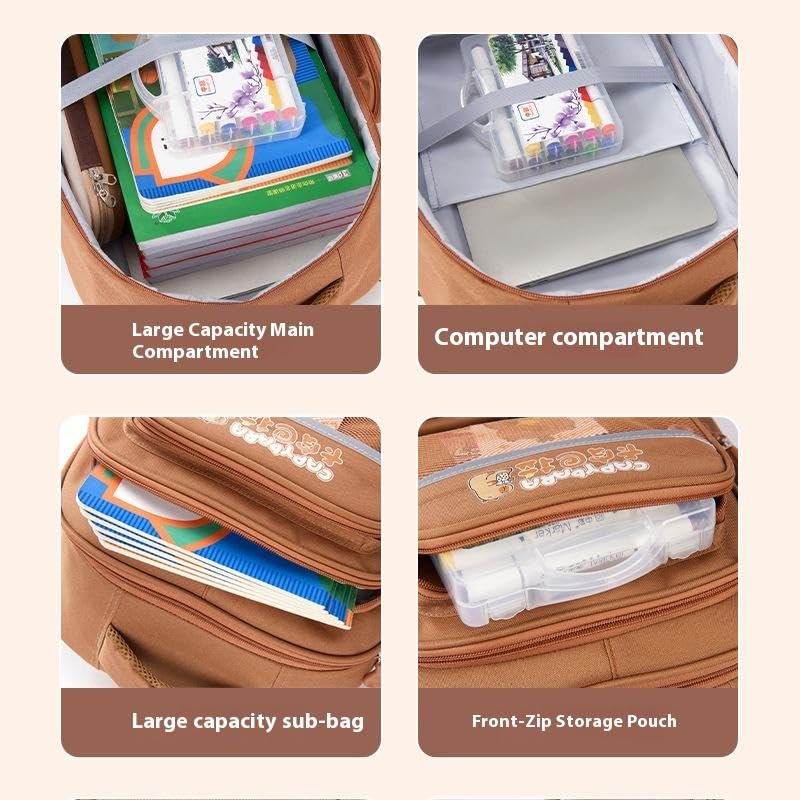 Image of Backpack Bags for Girls, Boys & Women With Multi-pockets, Laptop Bag with Large Capacity Bookbags Waterproof for School, Tuition, College, Camping, Travel