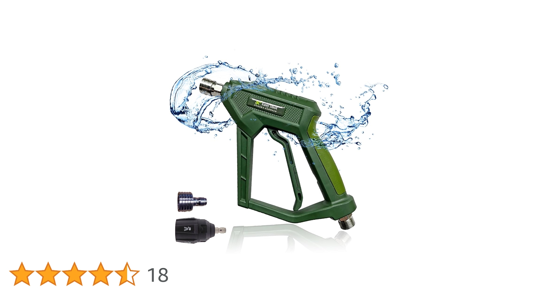 Amazon | 【ながら洗車】イージーショット ノズル (グリーン)『軽さに